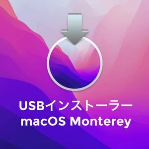 最新！ Apple macOS Monterey USB3.0インストーラー 16GB