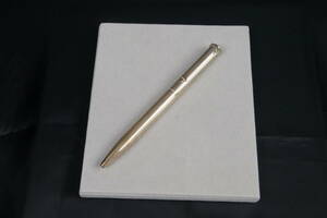 TIFFANY&Co./ティファニー ボールペン 925 GERMANY Tクリップ ゴールド色 回転式 筆記用具/文房具 オフィス 保存袋付き 『W438』