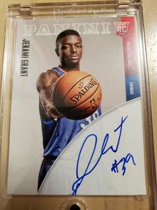 100枚限定 サイン 2014 -15 Panini Next Day JERAMI GRANT Auto RC (#/100) / ジェレミー グラント Autograph