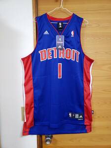 2004-05 Season Adidas CHAUNCEY BILLUPS Swingman Detroit Pistons Jersey (L)/ チャンシー ビラップス Bought@pistonsstore100%Authentic