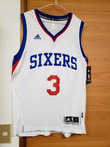 2014 Adidas ALLEN IVERSON Swingman Philadelphia 76ers Jersey Size (S) / アレン アイバーソン Bought @NBA store JP 100% Authentic