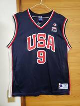 Champion USA Olympic VINCE CARTER Jersey Size Adult 40 / ビンス カーター #9_画像7