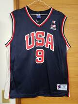 Champion USA Olympic VINCE CARTER Jersey Size Adult 40 / ビンス カーター #9_画像1