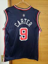 Champion USA Olympic VINCE CARTER Jersey Size Adult 40 / ビンス カーター #9_画像6