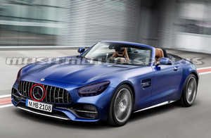 メルセデスベンツAMG GT フロントグリルマークスモークプロテクションフィルム 外装 カスタム パーツ 劣化防止 飛び石防止 傷防止 