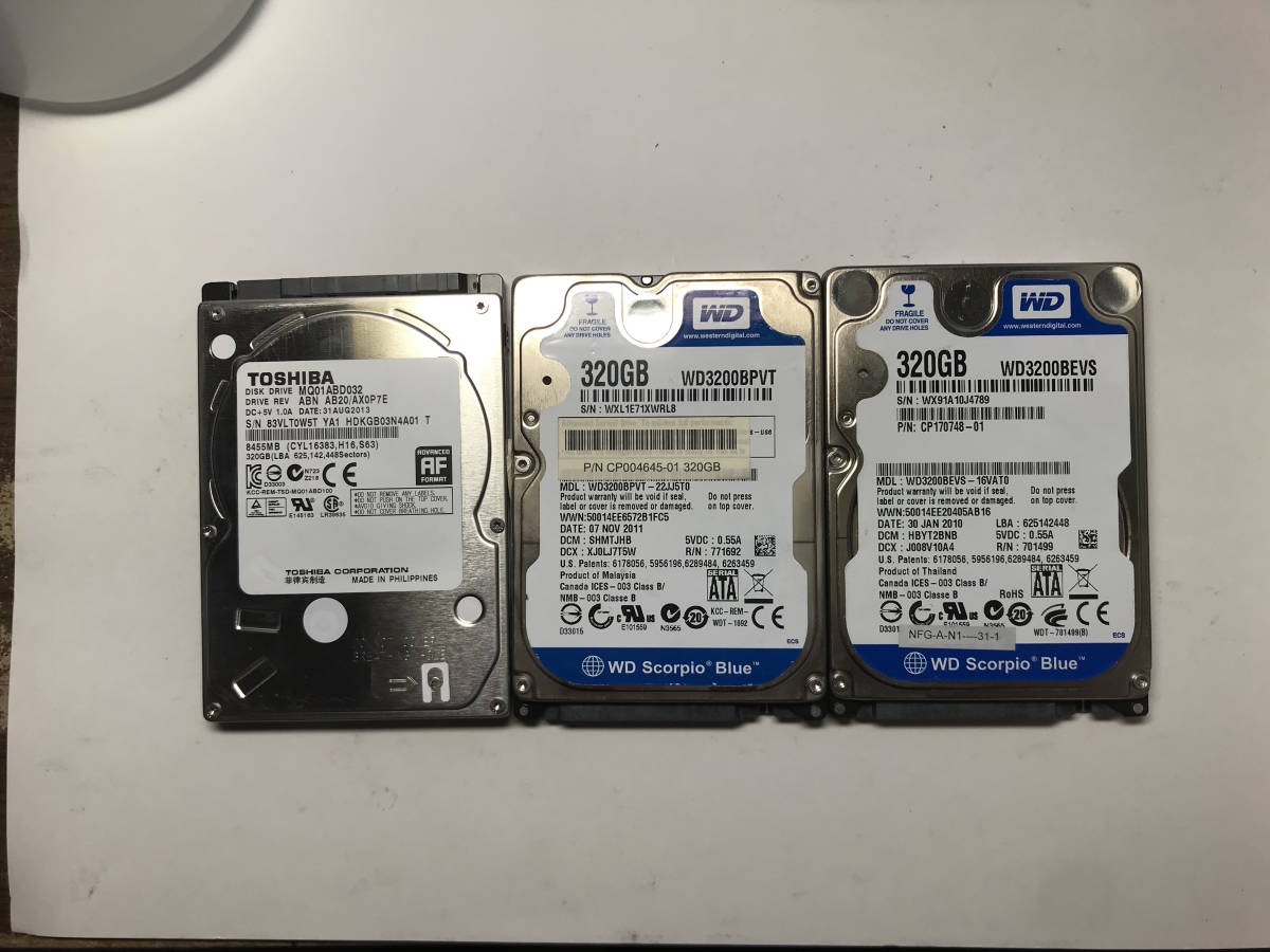 最新最全の SATA ノート用 【中古パーツ】2.5インチ 内蔵ハードディスク 正常品2.5/9.5mm/320GB/SATA/正常/60台 60台セット HDD 320GB 厚さ9.5mm - 300GB~ - labelians.fr 最新最全の SATA ノート用 【中古パーツ】2.5インチ 内蔵ハードディスク 正常品2.5/9.5mm/320GB/SATA/正常/60台 60台セット HDD 320GB 厚さ9.5mm - 300GB~ - labelians.fr