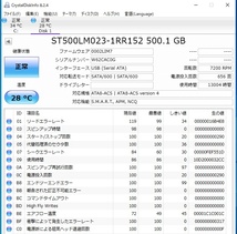 中古パーツ 2.5 インチ SATA 内蔵ハードディスク 厚さ7mm 500GB HDD 5台セット売り 正常品 500-13_画像7