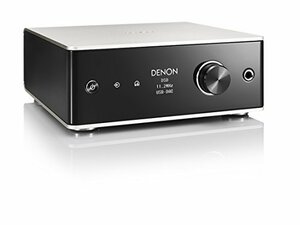 デノン Denon DA-310USB ヘッドホンアンプ USB-DAC DSD 11.2 MHz、PCM 384 kHz / 32bit ハイレゾ対応 プレミアムシルバー DA-310USBSP(中古