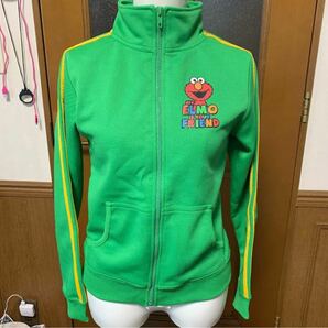 エルモ　ジャージ M 黄緑 中古 レディース 激安