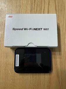 Speed Wi-Fi NEXT W07 au ルーター　おまけ付き