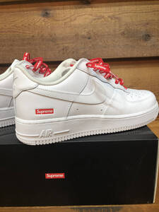 supreme★NIKE・AIR FORCE1 LOW・シュプリーム・エアフォース1 ・ホワイト・21AW・US8・26㎝ ・極美品・エアジョーダン1 ・ダンク・HIGH