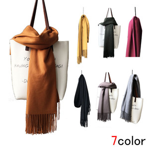  scarf lady's stole muffler original undecorated fabric scarf autumn winter stole fringe protection against cold goods long scarf adult 