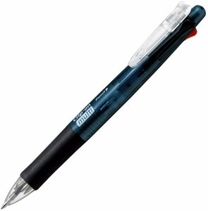 ゼブラ 多機能ペン 4色+シャープ クリップオンマルチ 黒 B4SA1-BK 14.85cm×1.4cm