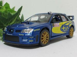 新品/ 1/36スバル/インプレッサ2007(WRC)/KINSMART/ダイキャストミニカー