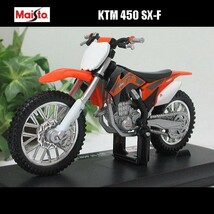 1/18 KTM450 SX-F/MAISTO/マイスト/バイク_画像2