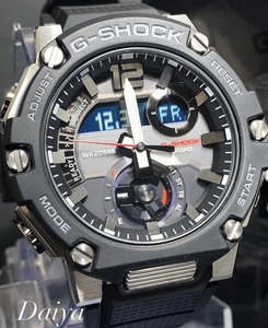 新品 CASIO カシオ 正規品 G-SHOCK ジーショック Gショック 腕時計 ブラック G-STEEL ソーラー アナデジ腕時計 スマートフォンリンク