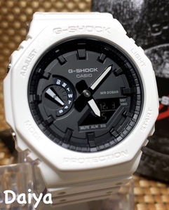 新品 CASIO カシオ 正規品 G-SHOCK ジーショック Gショック 腕時計 多機能 アナデジ腕時計 八角形 アーバンアウト プレゼント ホワイト
