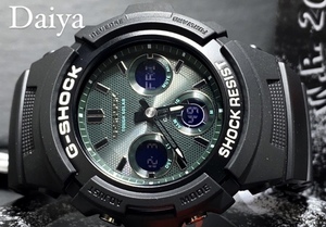 新品 カシオ CASIO G-SHOCK Gショック ジーショック 正規品 腕時計 アナログ デジタル タフソーラー ブラック グリーン プレゼント