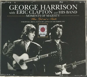 廃盤 プレス 4CD GEORGE HARRISON WITH ERIC CLAPTON MOMENTS OF MAJESTY ビートルズ beatles ジョージ ハリスン エリック クラプトン