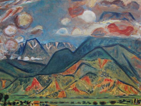 Zenzaburo Kojima, La route des Alpes, Provenant d'une rare collection grand format, Nouveau cadre de haute qualité, Cadre mat inclus, livraison gratuite, peintre japonais, Peinture, Peinture à l'huile, Nature, Peinture de paysage