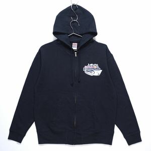 [ free shipping ]Red Bull Showrun Tokyo/ Red Bull * show Ran Tokyo / Zip Parker / navy /L size 