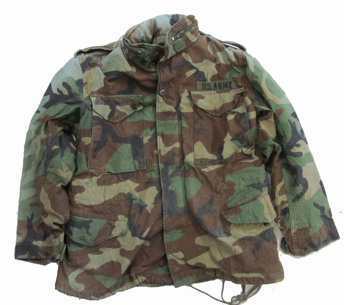 ー品販売 米軍実物 Alpha社 cold 迷彩 ミリタリージャケット 1987 coat 