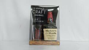 未開栓 Maker's Mark メーカーズマーク メーカーズクラフトハイボールセット 700ml 45％ オリジナルグラス バーボン ウイスキー