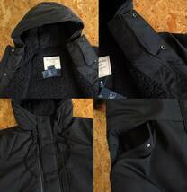 新品☆本物 Abercrombie&Fitch Military Coat XLサイズ アバクロ 裏ボア ミリタリーコート モッズコート M51 パーカー USA購入 Parka_画像6