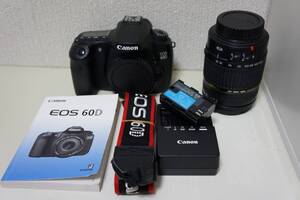 美品(訳あり)Canon キヤノン EOS 60D&タムロン AF 28-300 3.5-6.3 ASPHERICAL LD XR Di MACRO A20