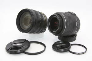 33 福袋 VR Nikon DX AF-S NIKKOR 18-55mm 1:3.5-5.6G 18-70mm 1:3.5-4.5G ED 2本セット LENS ジャンク品扱い ニコン 1円スタート