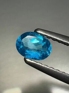 「特別価格」ネオンブルーアパタイトルース　0.29ct KS500-216 YB