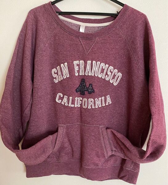 スウェット トレーナー San Francisco パープル