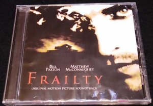 フレイルティー 妄執　サントラCD★未開封CD 2014年リマスター盤　ブライアン・タイラーFrailty Brian Tyler Johnny Cash ビル・パクストン