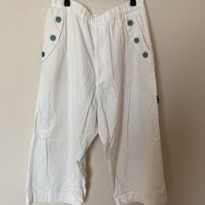 美品◆フラボア FRAPBOIS サルエルパンツ◆白◆サイズ3◆マリンパンツ風