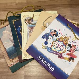 ディズニーホテル 紙袋5枚セット 東京ディズニーランド ディズニー TDL TDS ディズニーシー