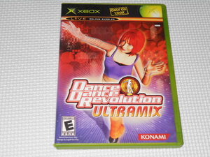 xbox*DANCE DANCE REVOLUTION ULTRAMIX overseas edition case scratch equipped * box attaching * instructions attaching * soft attaching 