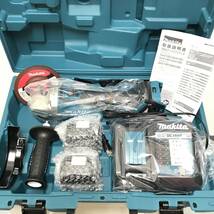 ▼【新品・未使用】makita GA512DRGX 125mm 充電ディスクグラインダー 18V 6.0Ah BT2個/充電器付き マキタ セット完品_画像1