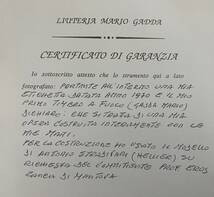 【700万円以上】最終出品　マントヴァの名匠マリオ・ガッダが1970年に製作したAntonio Stradivari Hellierモデル　1日限り大赤字価格_画像9