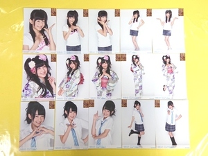 NMB48 久代梨奈【個別生写真5枚セット×3セット】2013.April／2013.July／2013.September