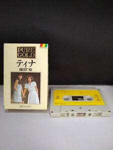 C2697　カセットテープ　ティナ (惣領智子 高橋真理子)　BEST10　PURE GOLD