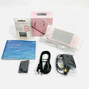 【極美品】SONY ソニー PSP プレイステーション ポータブル ブロッサム ピンク PSP-3000ZP 4GBSDカード付