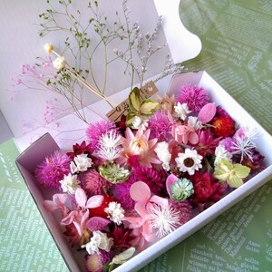 ドライフラワー&プリザーブドフラワー☆花材詰め合わせBOX