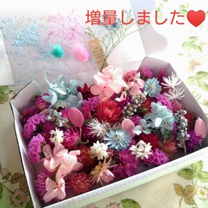 ドライフラワー&プリザーブドフラワー☆花材詰め合わせBOX