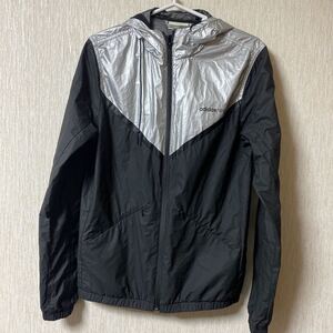 adidas Neo addidas ナイロンパーカー シルバー&ブラック Mサイズ ウィンドブレーカー
