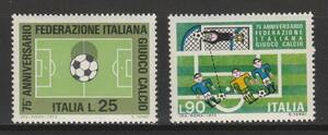 《n-779/サッカー》イタリア / 1973年・イタリアサッカー連盟 75周年　１種(未)