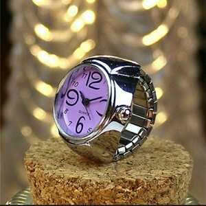  new goods finger clock purple 8