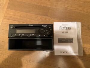 【売り切り】HONDA ホンダ Gathers ギャザズ 純正オーディオ CDチューナー 24ピンタイプ 検)FM AM CD AUX 取説付き 小物ポケット付き