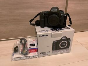 【美品/RRSプレート付】CANON EOS 5D mark2 本体/希少Really Right Stuff L型プレート付き