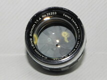 Canon 50mm /f1.4 レンズ(Lマウント)_画像5