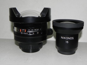 Nikon UW-NIKKOR 15mm /f2.8 lens set 